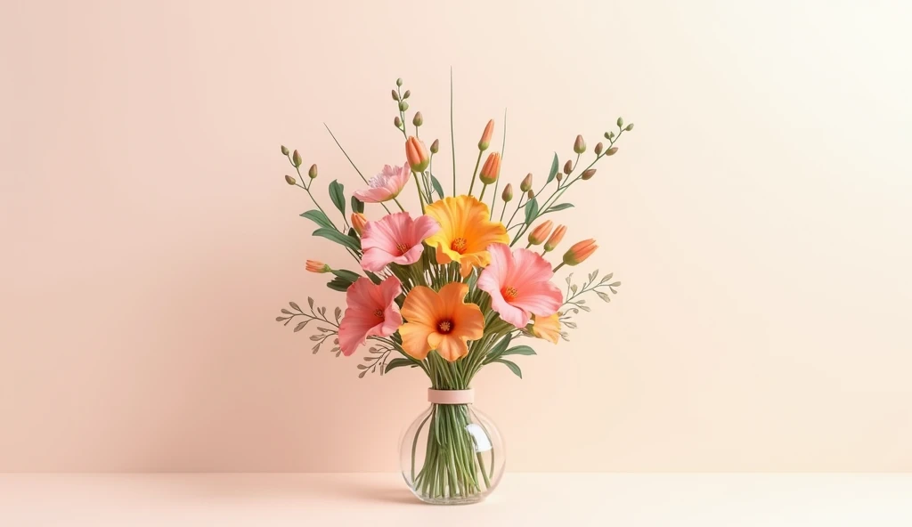 Modern minimalist floral arrangement by Drexalonaiazis